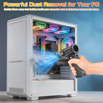 Blower Car Vacuum Cleaner Turbo Fan Violent Jet Fan Cleaning Blowing Tools Auto Dust Collector Portable Air Duster Hair Dryer