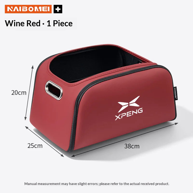 Car Trunk Organizer Box Storage Bag with Built-in Pocket For Xpeng P7 G9 G6 P5 X9 G7 N5 E29 G3 P7+ MONA M03 Auto Accessories
