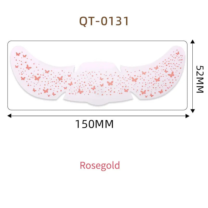 1pc Hot Stamping Freckles Makeup Sticker Metallic Radiation Golden Silver  Fake Freckles Temporary Tattoo Stickers Face Makeup