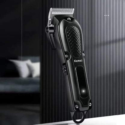 Kemei KM-1071 Electric Hair Clipper UBS Rechargeable Cordless Beard Trimmer Men Powerful Electric Hair Clipper Trimming Tool