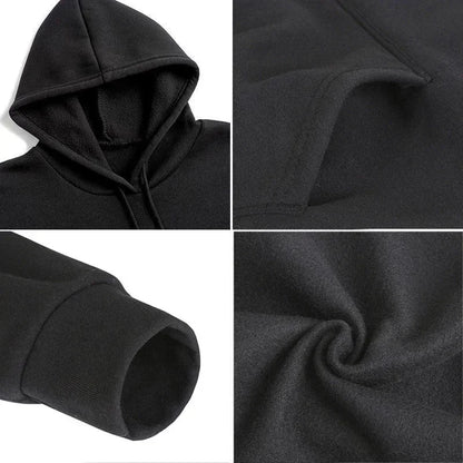 Men's and Women's Hooded Pullover, Customized Team Loose Casual Clothing, Fashionable and Personalized 100% Polyester,