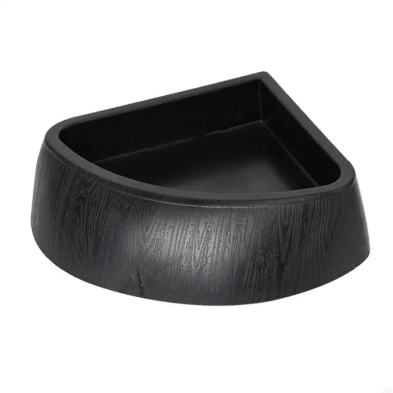 L9BE Reptiles Water Bowl Shallow Triangular Water Dish Terrarium Aquariums Decoratio