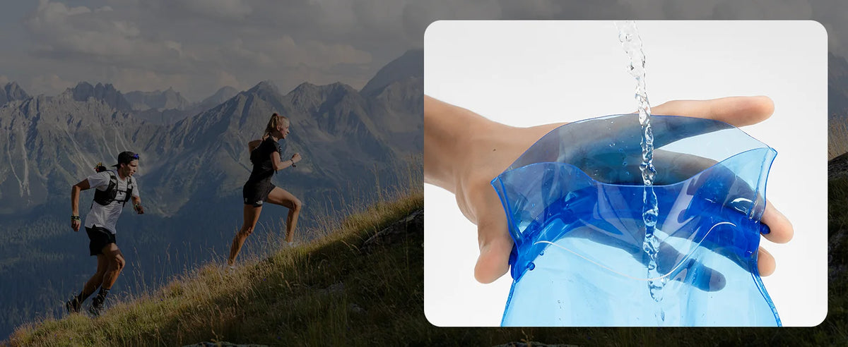UTOBEST 1L/1.5L/2L/3L Hydration Bladder Water Reservoir Water Bag BPA Free for Running Cycling Hiking