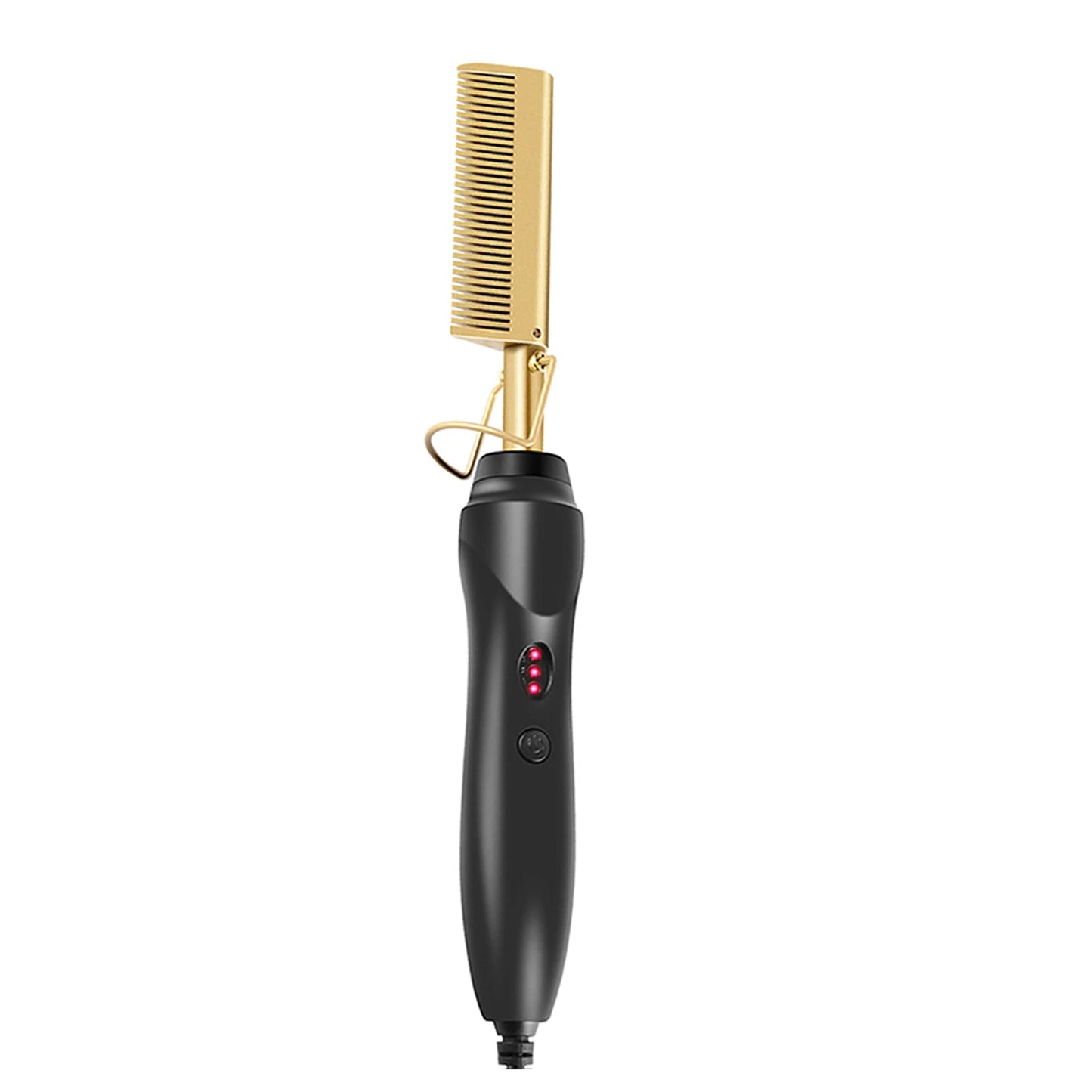 Hot Selling 2-In-1 Straight Hair Comb Portable Fast Heating Copper Straight Hair Comb Salon Professional Styling Tool