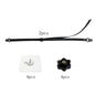 2 Pcs  Adjustable TV Safety Straps,No-Drill Adhesive Anti-Tip Furniture Anchors For Baby Proofing,Flat Screens Fix To Wall