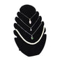 High-grade Velvet Necklace Display Stand Jewelry Showing Board Pendant Organizer for Jewellry Store Display Stand