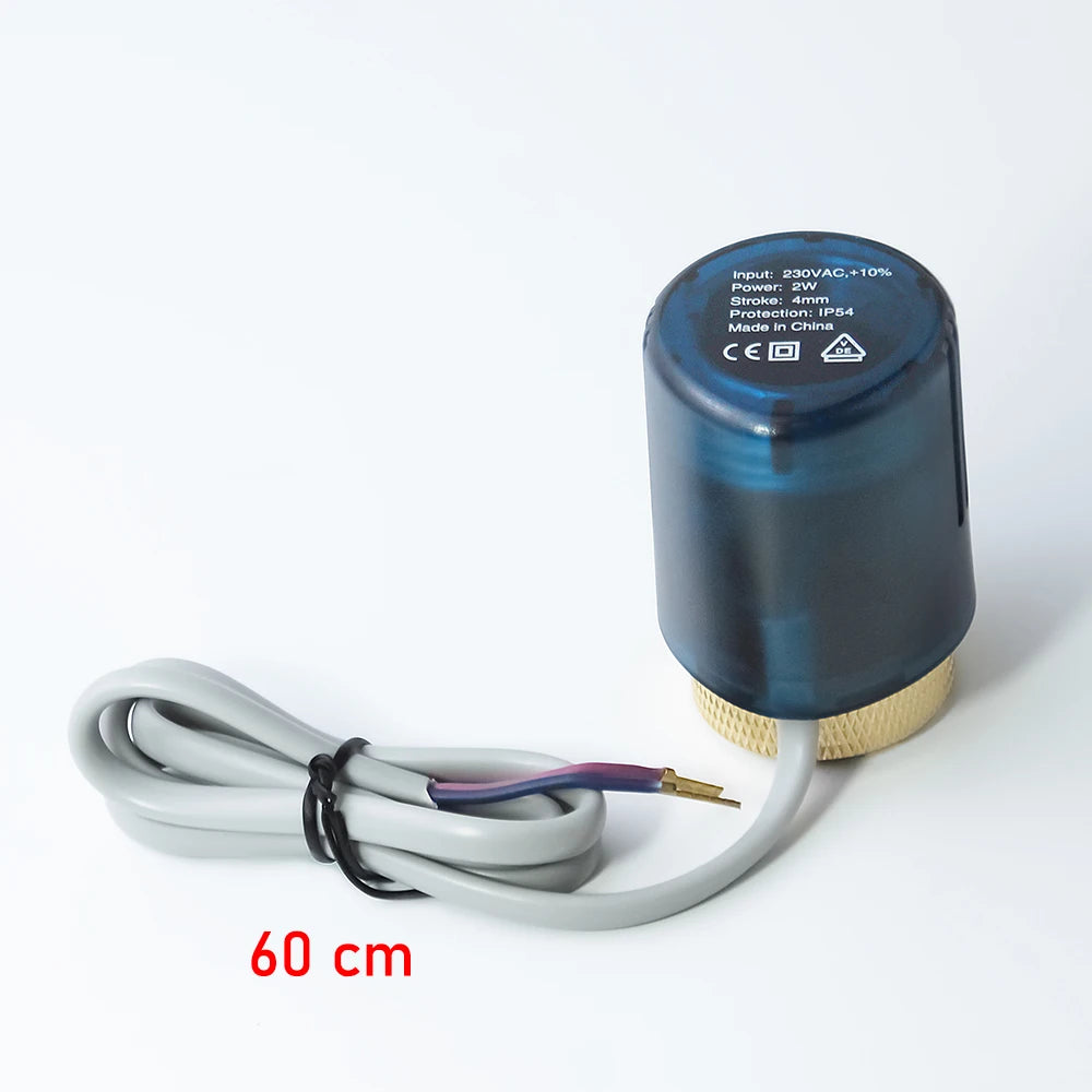 Beok Thermal Actuator 230V Normally Open and Normally Closed Actuators for Water Heating System Underfloor Heating