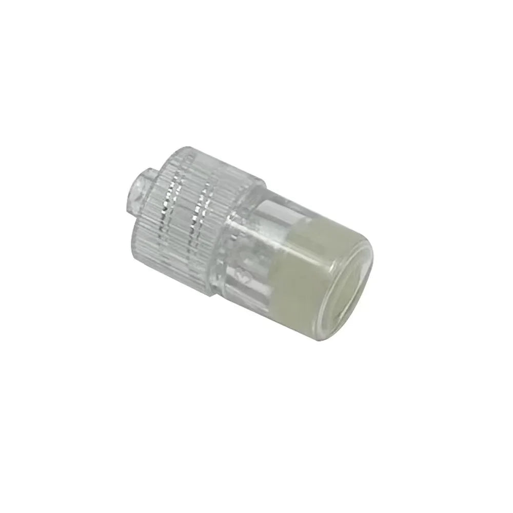 50/100Pcs 2 Color Yellow Transparent Disposable Sterile Heparin Cap Veterinary Animal Lab IV Cannula Infusion Lock Connector