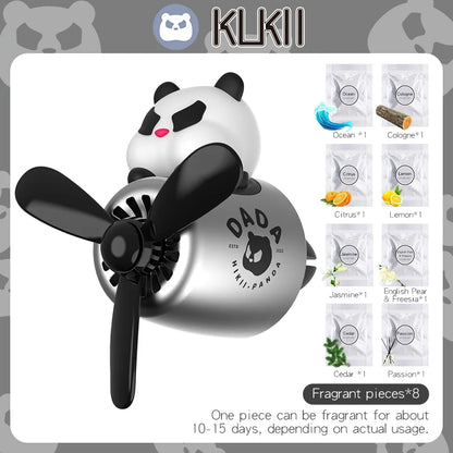 Bear pilot car air freshener flavor dog vent perfume diffuser fragrance scent  auto deroration acccessories aromatherapy auto