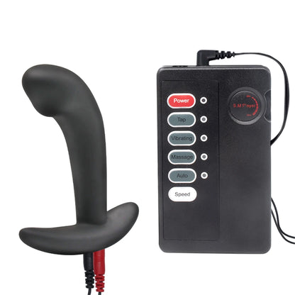 BDSM Electric Shock Silicone Anal Plug E-stim Buttplug Dildo G-Spot Prostate Massager Anus Dilator Intimate Goods Masturbator
