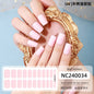 16/20/22Tips Semi-Cured Gel Nail Wraps Full Cover Manicure DIY Waterproof Long Lasting Gel Nail Stickers set for UV Lamp Need