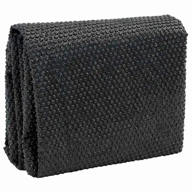 300CM Round Black PE Solar Pool Cover 110 Microns Bubble Heat Retaining Swimming Pool Cover Reduce Water Evaporation Outdoor Pool Thermal Blanket