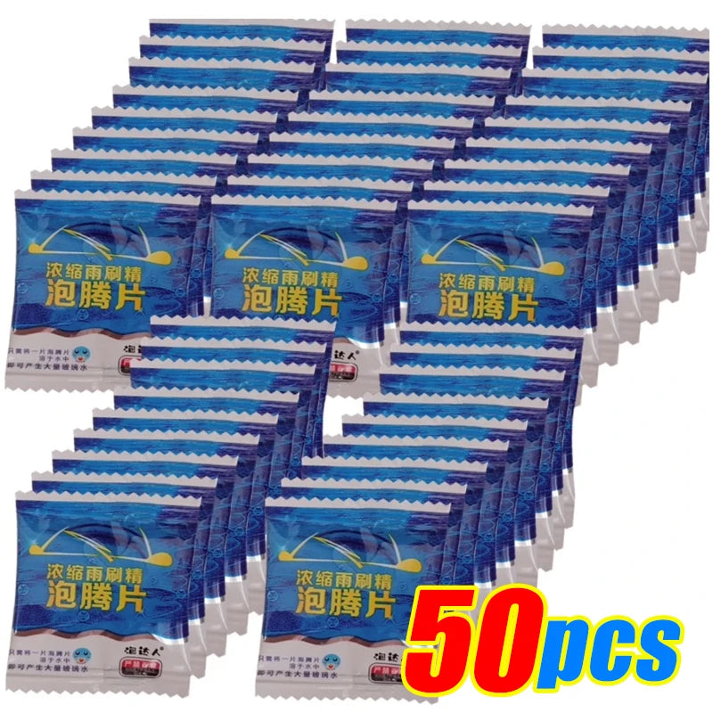 Car Windshield Cleaner Effervescent Tablets Solid Washer Agent Universal Automobile Glass Water Dust Soot Remover