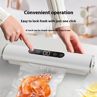 HOMEFISH Professional Vacuum Sealer for Food Vacuumor for Products Kitchen Sealing Machine Cuisine Packaging Plastic Bag Sealant