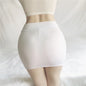 2026 NEW High Waist Sexy Casual Black White Bodycon Pencil Mini Skirts Wrap Hip Silk Short Skirt for Women Night Club Wear Summe
