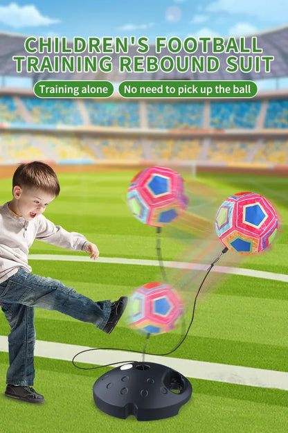 Football Rebound Training Set Kids Sports Toys Outdoor Exercise Parent-child Interaction Soccer Ball Bouncing Rebounding Rope Ship from Germany Fast Delivery