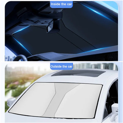 SEAMETAL Car Front Sunshades Foldable Windshield Sun Blocker Universal Fit for Car,Truck,SUV