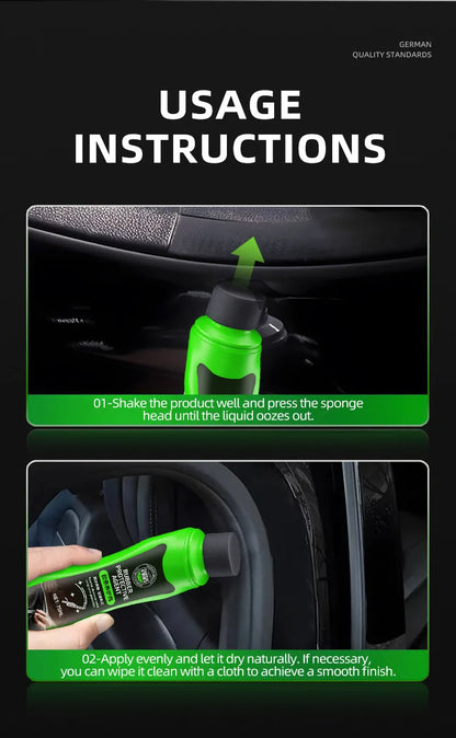 75ml Car Rubber Conditioner Rubber Strip Maintenance Agent Softening Agent Eliminates Noise Rubber Cleaner For Car SUV Vehicle