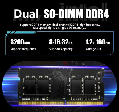 AMD Ryzen 9 5900HX Mini PC Gaming Desktop Computer with Windows 11 Pro 2xDDR4 NVMe 2xLAN WiFi6E AMD Mini PC R7 7730U R5 7530U