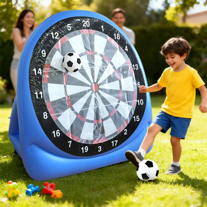 Inflatable Football Soccer Target Mat Outdoor Indoor Shooting Practice Game Toys for Children