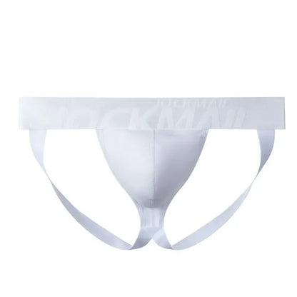 Sexy Men Underwear Brief Underpants Rainbow Stripes Gay Men's Jockstrap Bikini Slip Men's Tanga String Thong Breathable Cotton