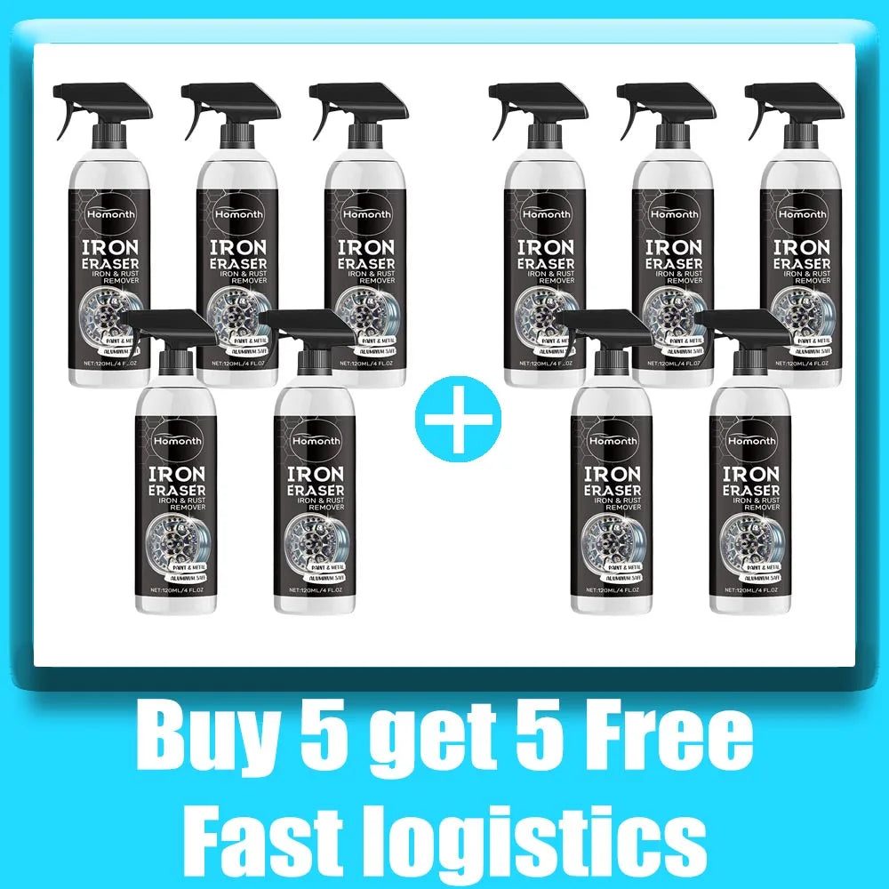 Car Wheel Rust Remover Spray Effective Cleaner Alloy Rims & Tire Stains Fast-Acting For Car Detailing Restores Shine 1-22pcs
