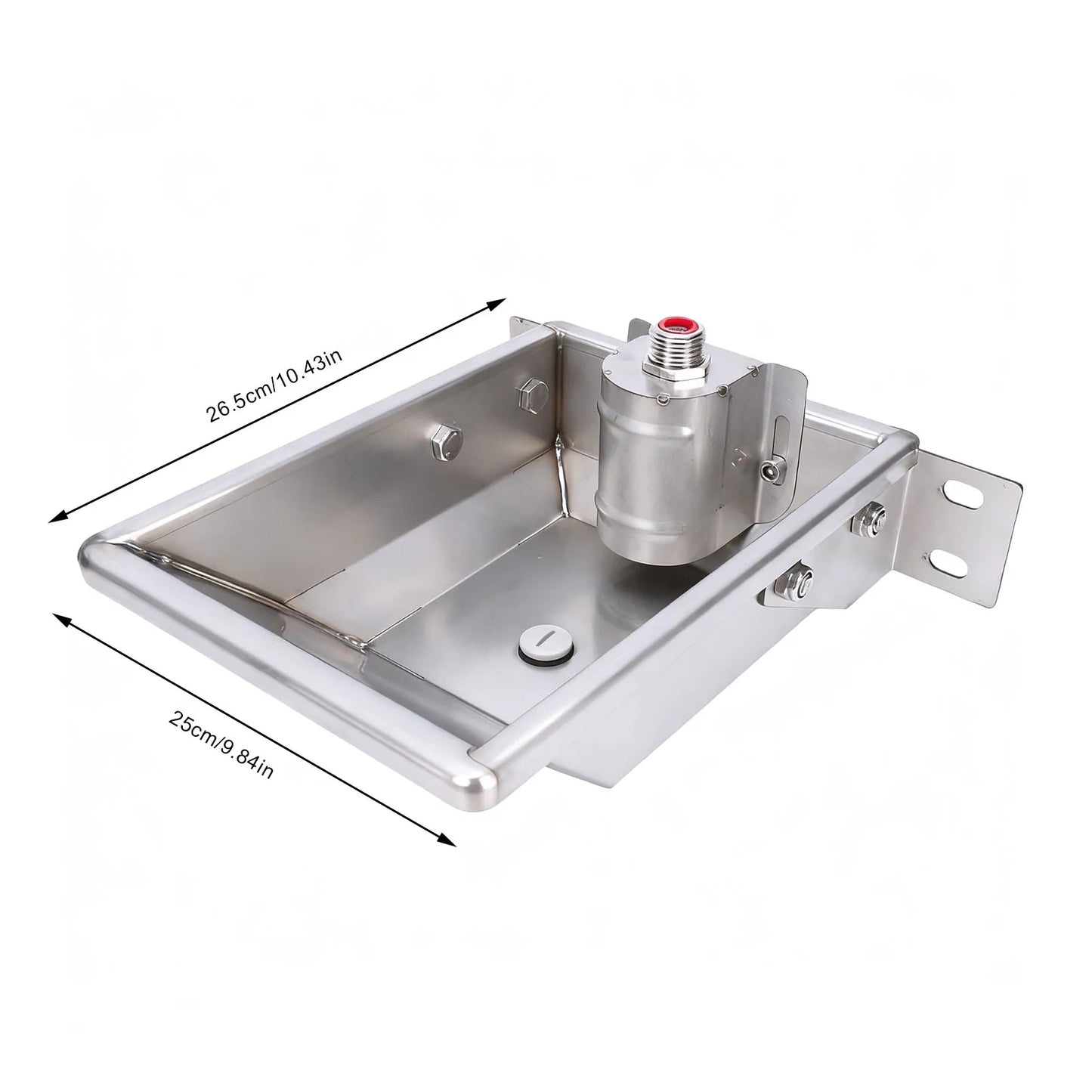 Cattle And Sheep Water Dispenser Thickened Stainless Steel Automatic Dog Feeder Trough Bowl