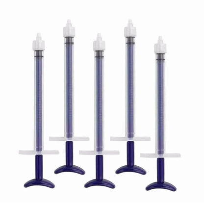5/10/50/100pcs Dental Disposable Plastic Syringe Tips Endo Irrigation Root Canal Lateral Irrigation Needle Dia0.25mm Blue/White