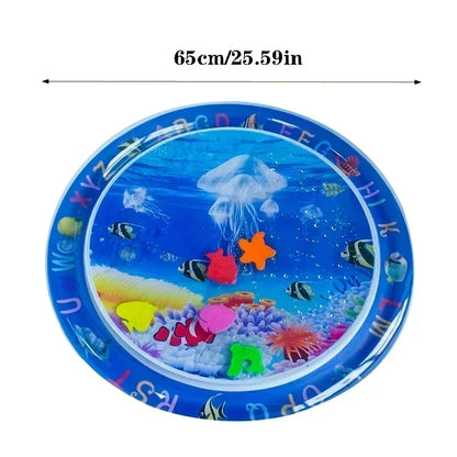 Large Baby Play Mat Summer Inflatable Water High Quality Baby Early Education Water Play Mat Suitable for Baby Activity Exercise