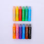 8/12 Colors Crafts Paint Sticks Color Solid Painting Stick Washable Paint Sticks Drawing Graffiti Art for Kids and Students