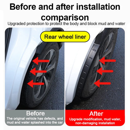 Car Lined Fender For Leapmotor B10 2025 2026 2027 Car Mud Guard Antifreeze Mudguards Rear Mudflaps Exterior Mudguard Accessories