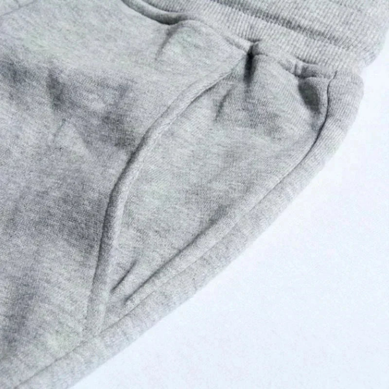 PARIS Letter Print Sweatshirt Suit Men's Fleece Hoodie Pants Set Spring Autumn Winter Warm Casual Sports Pullover Trousers Sets