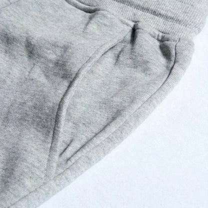 PARIS Letter Print Sweatshirt Suit Men's Fleece Hoodie Pants Set Spring Autumn Winter Warm Casual Sports Pullover Trousers Sets
