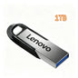 Lenovo 2TB USB 3.0 Metal Flash Drives Super High Speed Pendrive 1TB 512GB Pen Drives Portable USB Stick For Car Phone Computer