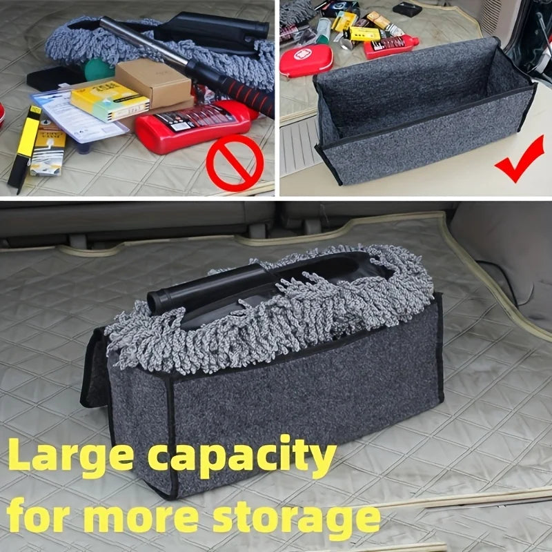 1 Fabric Pack Car Trunk Organizer Foldable ergonomic handle for SUVs/sedans/trucks durable fabric