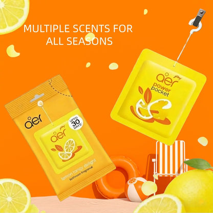 6 Assorted Scents Hanging Air Freshener, 30 Days Long-Lasting Fragrance, Car & Home Deodorizer, Great for Gifting
