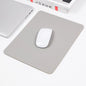 Simple Solid Color PU Leather Mouse Mat Anti Slip Waterproof Mouse Pad School Family Supplies Desk Set For Laptops PC Computer