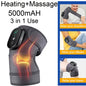 Electric Shoulder Massager Heating Pad Vibration Massage Support Belt Shoulder Thermal  Brace