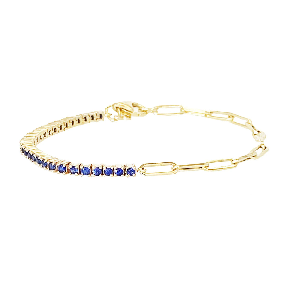 Luxury Color Cubic Zirconia Gold Color Tennis Bracelets For Women Girls 2022 New Trend Chain Bracelets Jewelry Party Gifts