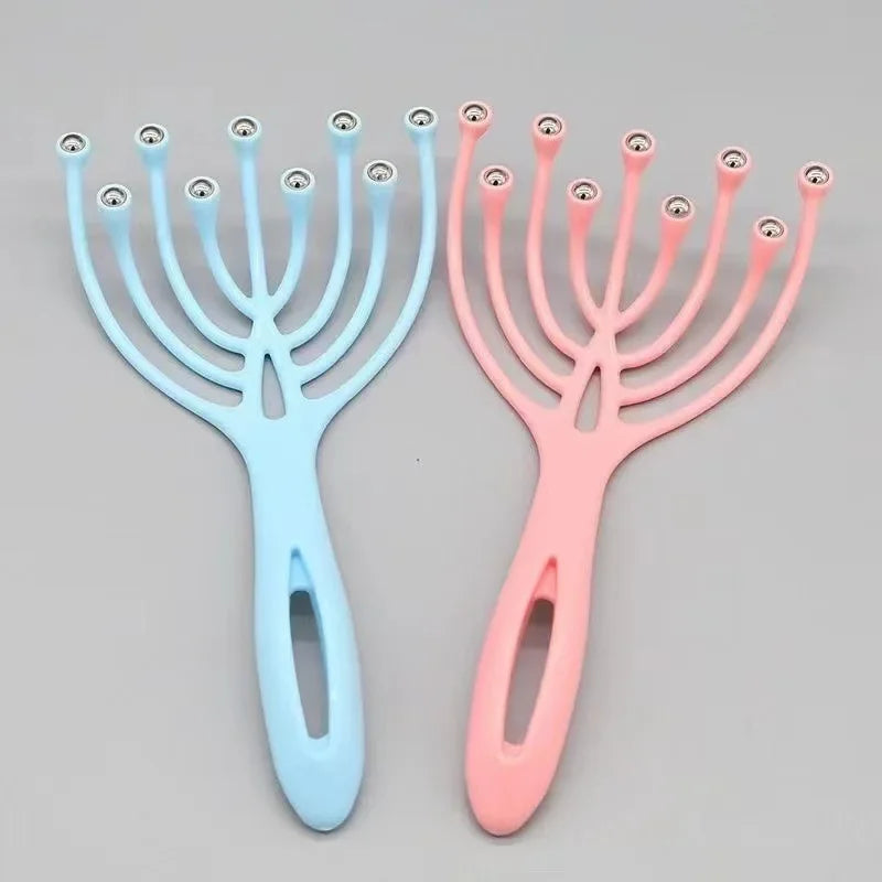 Nine Claw Massager Head Massage Ball Soul Extractor Scalp Comb Relaxation and Stress Relief Scratching Tool