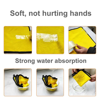 1/2/6pcs Microfiber Cleaning Towel Car Cleaning Cloths Professional Detailing Car Drying Microfiber Towel Wash Towel Accessories