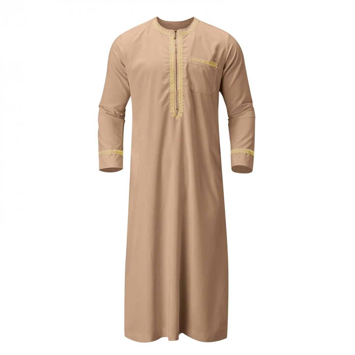 Middle East Ethnic Muslim Islamic Clothing Men Jubba Thobe African Dashik Ramadan Eid Abaya Arabic Kaftan Saudi Kimono Robe Gown