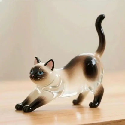 (HB05)Cute Cat Hair Storage Keychain Bag Pendant Transparent Pet Fur Keepsake Capsule Souvenir Collection Gift Decoration