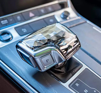 Left-hand drive LHD Crystal Gear Shift Knob Cover for Audi Q7 4M A6 C8 Q8 SQ5 A5 F5 A4 B9 S4 RS5 RS6 A7 4K SQ8 Gear Lever Handle