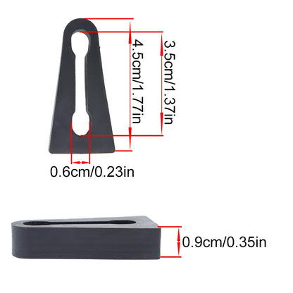 Car Sound Deadener Damper Door Lock Buffer Deadening Damping Interior For VW Bora Golf 4 5 Transporter T5 Passat B5 B6 B7 B8