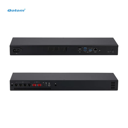 Qotom Mini PC Intel N100/ N305/ N355, 2x 10G Marvell AQC113 & 4x Intel I226V 2.5G LAN, DDR5 Router Appliance for OpenWrt/ Linux