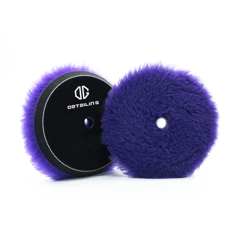 DETAILING 3"/5"/6" Wool Felt Polishing Pad Wool Wheel Buffer Auto Paint Care Buffing Pads for Car Polisher Remove Scratches