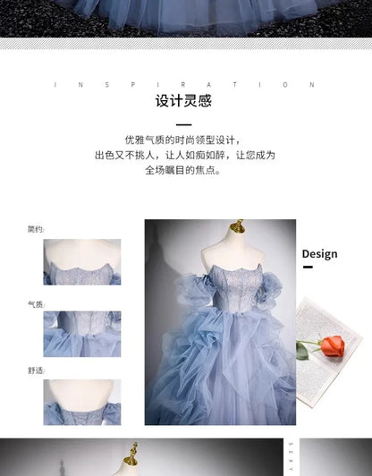 Elegant Sexy SLIM Evening Prom Dresses for Women 2024 Host Birthday Wedding Party Dress Formal Occasion Graduation Wedding Dress