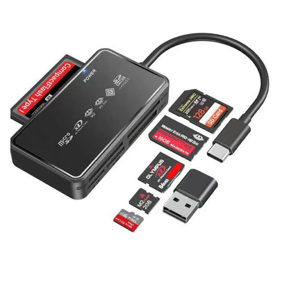 Lecteur de carte mémoire tout-en-un lecteur de carte externe USB SD SDHC Mini Micro M2 MMC XD CF lecteur pour MP3, appareil phot