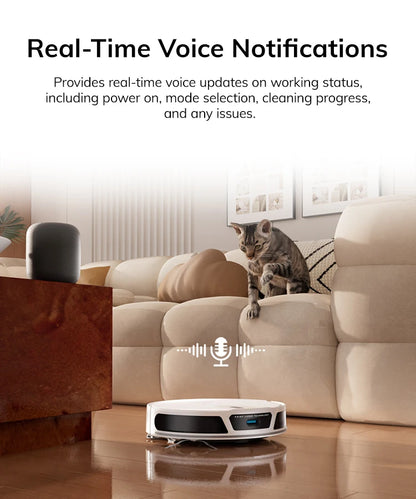 ILIFE V20 Robot Vacuum Cleaner, 5000Pa Suction, SOF LiDAR Smart Navigation, APP Control, Customizable Cleaning, Self Charging